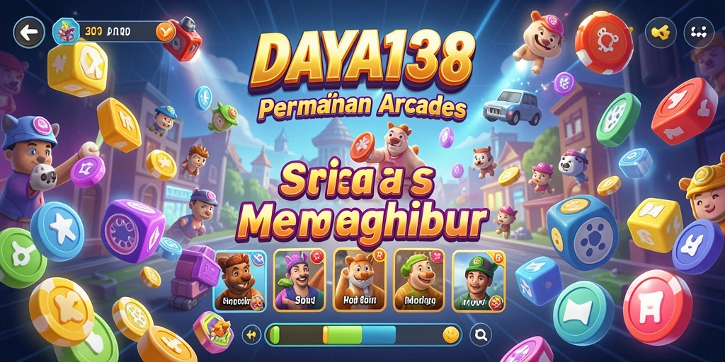 Tampilan gameplay seru dari permainan Arcade yang mengasyikkan.
