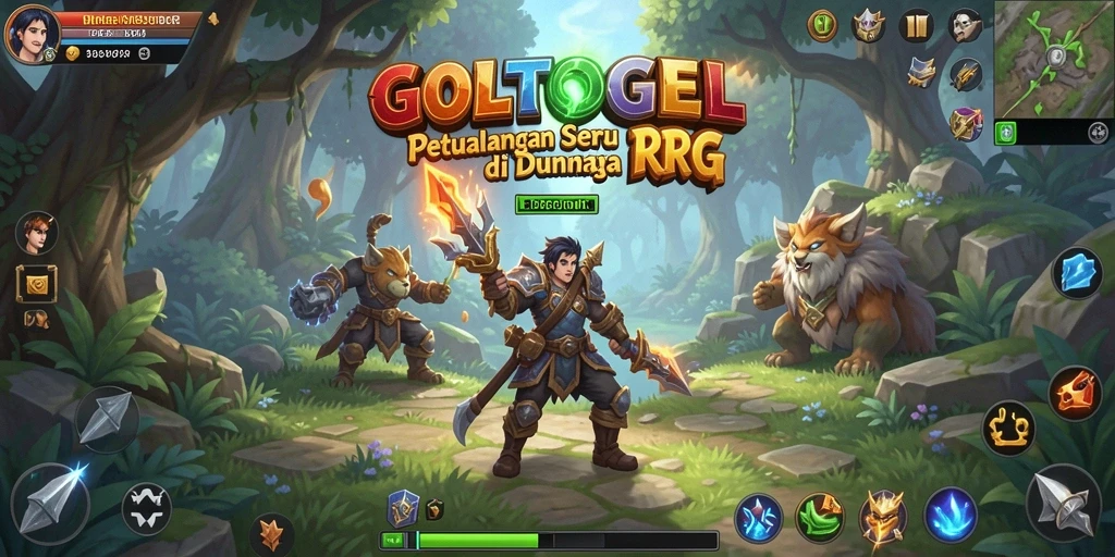 Tampilan gameplay seru di dunia RPG GOLTOGEL.