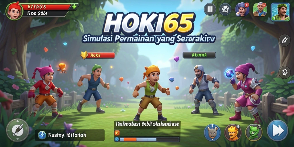Tampilan gameplay HOKI65 yang memukau dan menarik.
