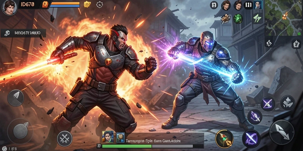 Screenshot utama ID678 menampilkan aksi seru dalam gameplay.