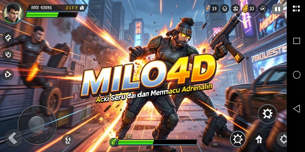Tampilan aksi memukau dalam gameplay MILO4D yang penuh adrenalin.