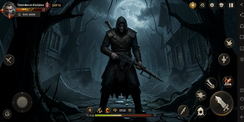Tangkapan layar menunjukan momen menegangkan dalam gameplay SVIP10.